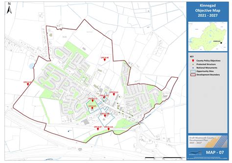 Maps 6 & 7: Kinnegad Zoning & Objectives | Westmeath County Council