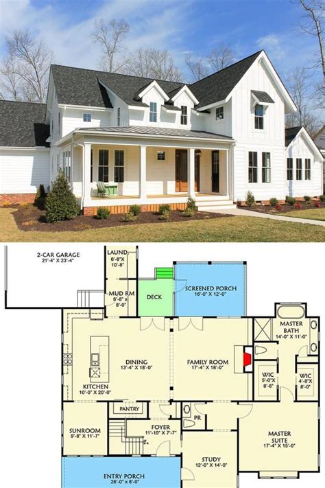 Blog about farmhouse: 2 Story Farmhouse Floor Plans