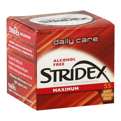 Stridex Maximum Strength Pads, 55ct | Skin Care | Beauty & Personal ...