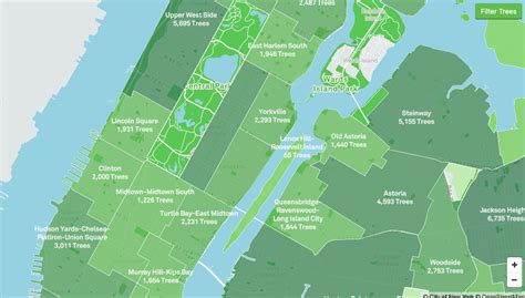 Behold the New York City Street Tree Map: An Interactive Map That ...