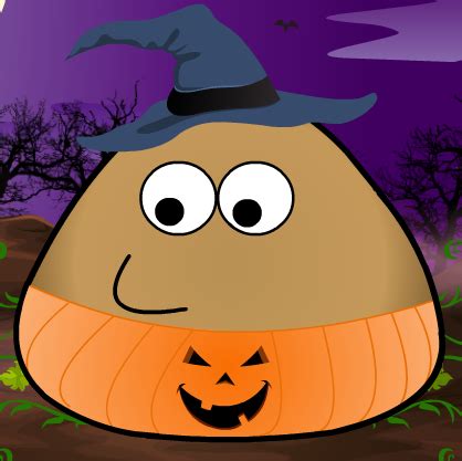 Pou Halloween Costume - Play Online on Flash Museum 🕹️