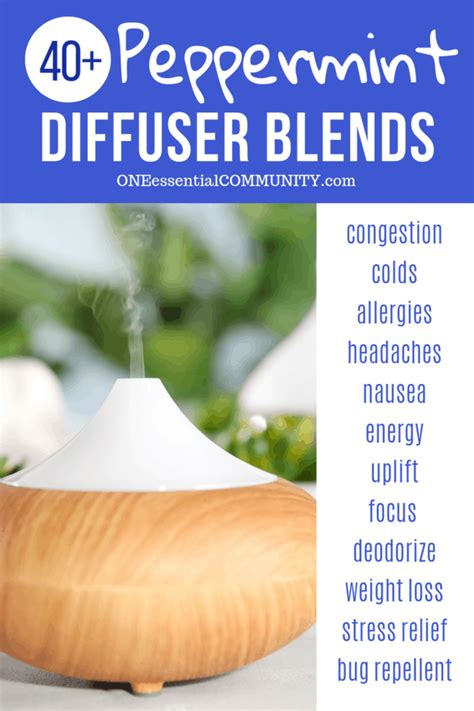 Peppermint Diffuser Blend Recipes - One Essential Community