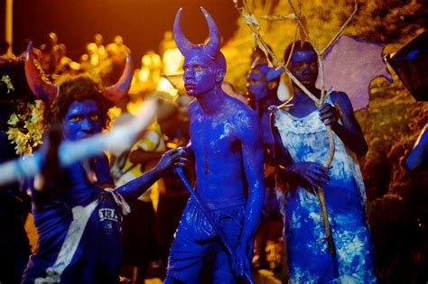 Blue Devils for Jouvert in Trinidad | Trinidad carnival, Trinidad, Caribbean culture