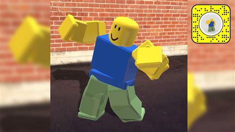 Roblox Noob Dancing to Mii Music (Snapchat Lens) - YouTube