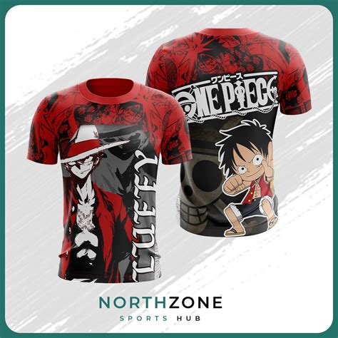 One Piece Anime T-shirt Full Sublimation Collection T-Shirt | Shopee ...