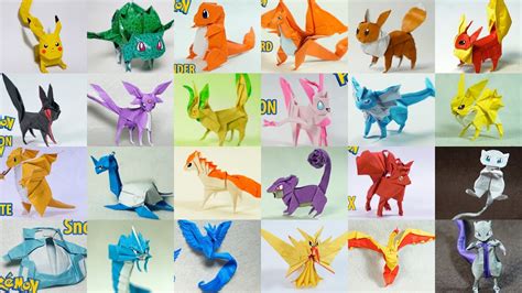 Top Paper Pokemon - Origami Pokemon (Henry Pham) - YouTube