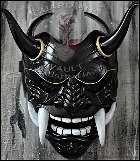 Dark Lord Oni Mask - Japanese Demon Facemask - Guardians Vault Australia