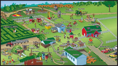 Farm Map - A-Mazing Acres Corn Maze