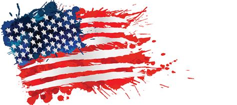 Us Flag Made Of Colorful Splashes Stock Illustration - Download Image ...