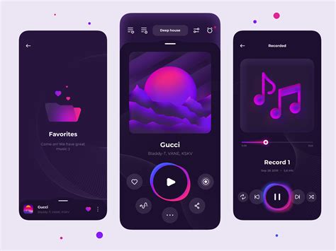 Music player 🎶 by Julia Zinchenko 🇺🇦 on Dribbble