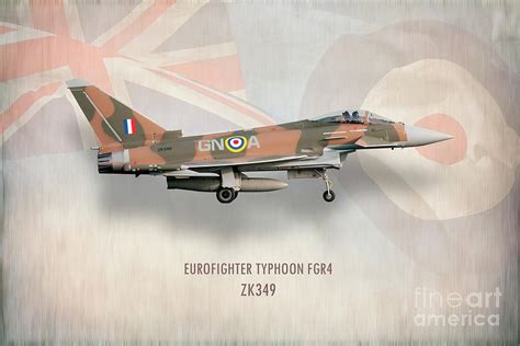 Eurofighter Typhoon FGR4 ZK349 Digital Art by Airpower Art - Fine Art America