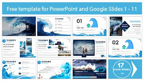 Tsunami Template - PowerPoint Templates and Google Slides