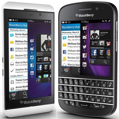 BlackBerry Z10 and Q10 Full Specs Roundup – Gallery