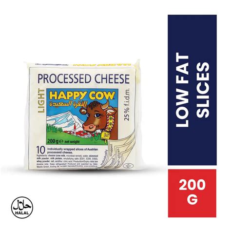 Happy Cow Cheese Low Fat Slices 200g – Sabiha Anees