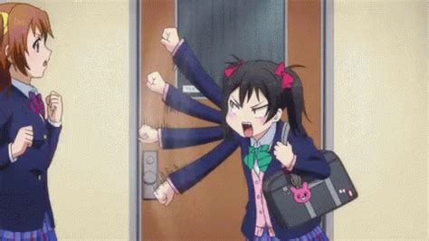 Arm Flail - Yazawa GIF - Yazawa Arm Flail Nico Yazawa - Descubre y comparte GIF