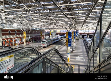 Central train station of Perth, Western Australia. The photography ...