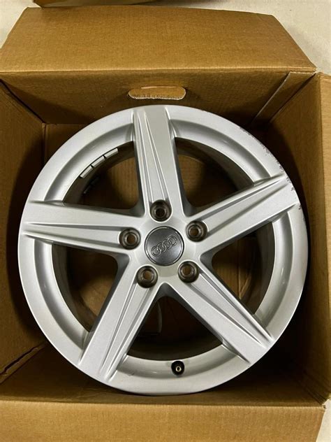 Original Audi A3 Rims (16"), Car Accessories, Tyres & Rims on Carousell