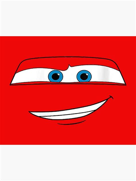 "Mcqueen Face" Poster for Sale by AlbertaDevito | Redbubble