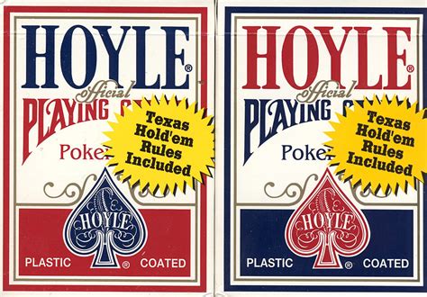 Hoyle Poker Size Standard Index Playing Cards - Red & Blue (OTHER) on ...