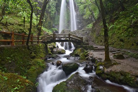 Waterfall Long Exposure with bridge and Stream image - Free stock photo ...