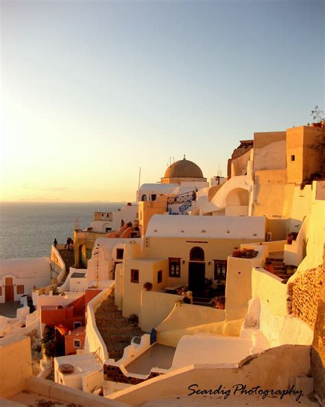 Santorini, Greece Photography. Greek Islands, Santorini Photography, Buildings on Sea, Island ...