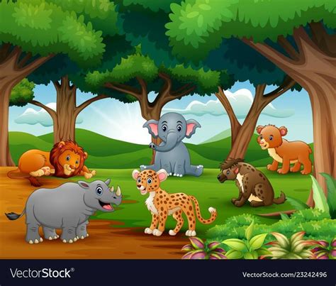 Pin by Aslam artwork painting on 3D Wall painting in 2020 | Cartoon animals, Nature illustration ...