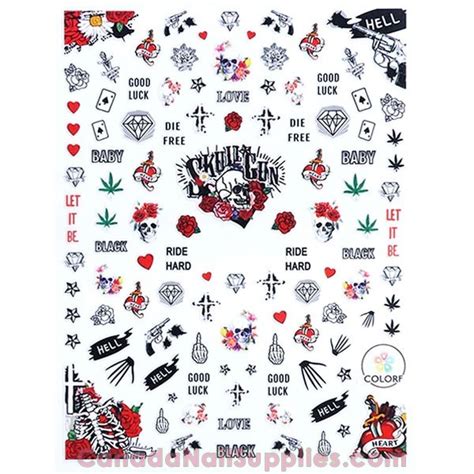 Nail Stickers - Tattoo | Canada Nail Supplies