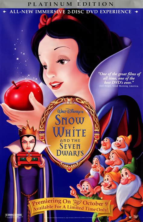 Imagen - Snow-White-The-Seven-Dwarves-1937-2001-DVD-Poster.jpg | Disney ...