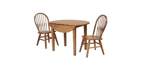 42" Round Drop Leaf Dining Table w/ 2-9" Drop Leaves - TENNESSEE ENTERPRISES, INC.