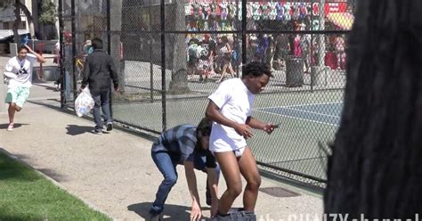 Watch hilarious pulling down people's pant prank | Pulse Nigeria