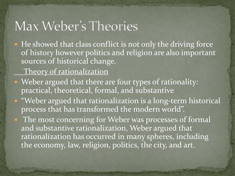 PPT - Important thinker of Sociology: Max Weber PowerPoint Presentation ...