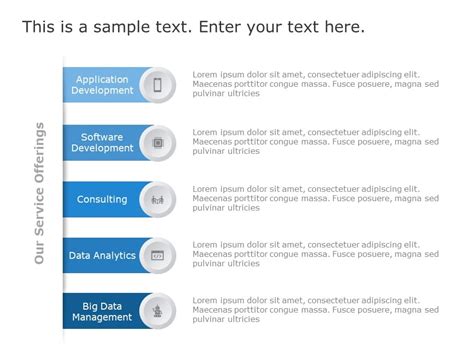 Company Services Offerings PowerPoint Template