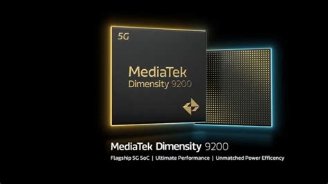 MediaTek Dimensity 9200 Flagship SoC Unveiled