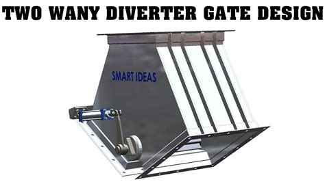 Two way diverter gate valve design with solid works ,#gate_valve,#diveter,#valve, - YouTube