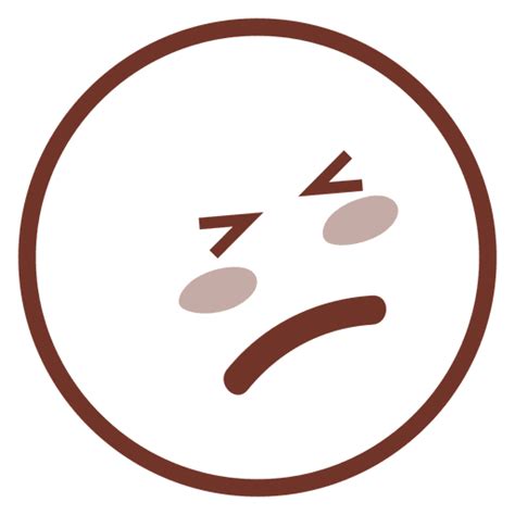 Tired face emoticon - Transparent PNG & SVG vector file