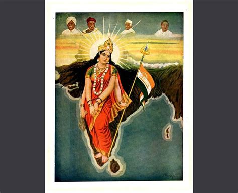 Comparison of Bharat Mata by M. F. Hussain, D. Banerjee and Abanindranath Tagore - Asif Kamal Blog