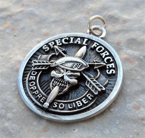 Sterling Silver 925 Special Forces Airborne Military Handmade 3D Pendant | eBay