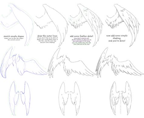 manga angel wings tutorial #1 by Akuma-acherontia on DeviantArt