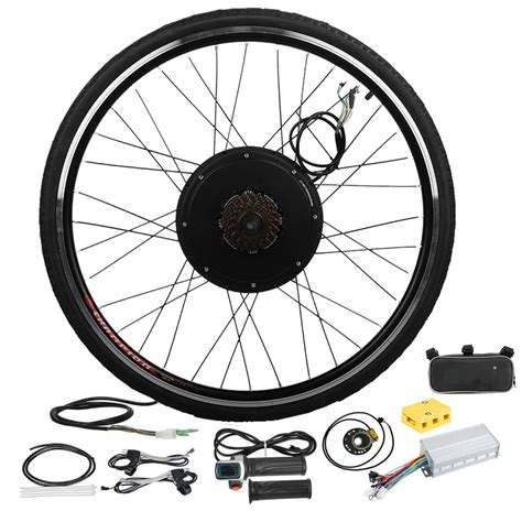 Buy OUNUO 26" 48V 1500W Electric Bicycle Conversion Kit, Rear Wheel Electric Bike Motor ...