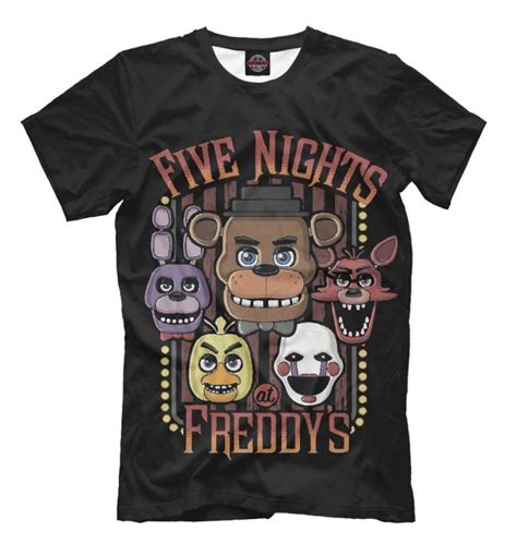 Five Nights at Freddy's T-Shirt FNAF Video Game Tee | Etsy