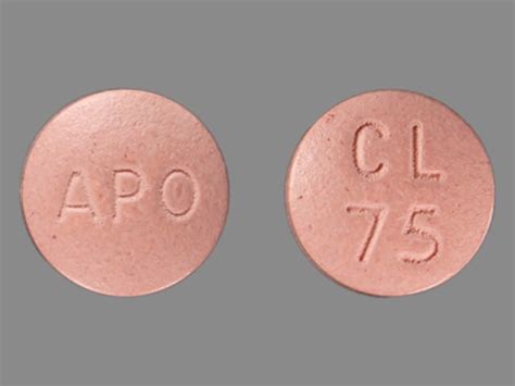 Pill Finder: APO CL 75 Pink Round - Medicine.com