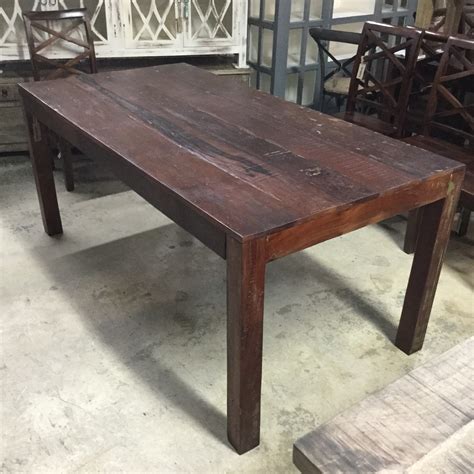 Reclaimed Wood Dining Table - Nadeau Miami