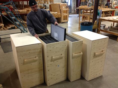 Art Storage & Shipping Crates - Upper Canada Stretchers | Art ... Crate Desk, Crate Table, Crate ...