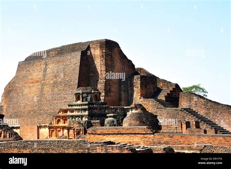 Nalanda University ruins ; Nalanda ; Bihar ; India ; Asia Stock Photo - Alamy