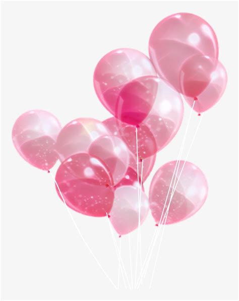 Pink Balloons Cake Happybirthday Happyday Birthdaycake - Balloon Transparent PNG - 1024x1024 ...