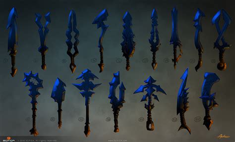 Weapons - Fantasy Swords | 2D & 3D art