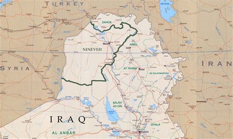 Nineveh Iraq Map