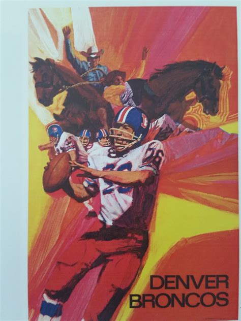 Lot of Vintage NFL Posters 1968 - 1972 ALL TEAMS Included, Pats, Packe ...