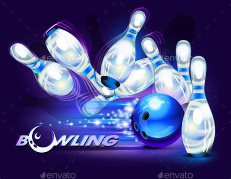 Bowling Game over Blue | Bowling pictures, Bowling ball, Bowling games