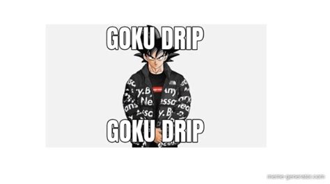 Goku Drip Meme Template